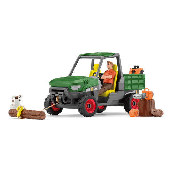 Schleich 42659 Houtzager met voertuig