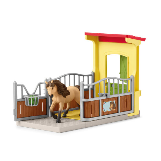 Schleich 42609 Ponystal met IJslanderhengst