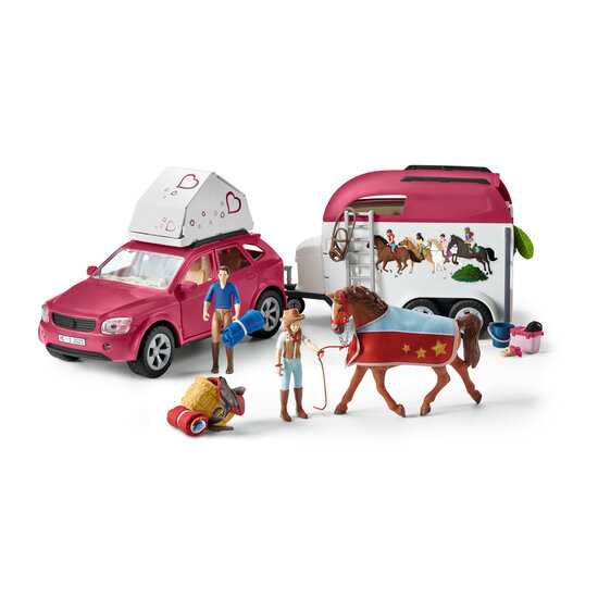 Schleich 42535 Paarden Avontuur met Auto en Trailer