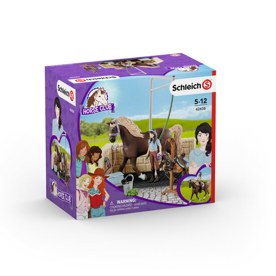 Schleich 42438 Paarden Wasbox met Emily &amp; Luna