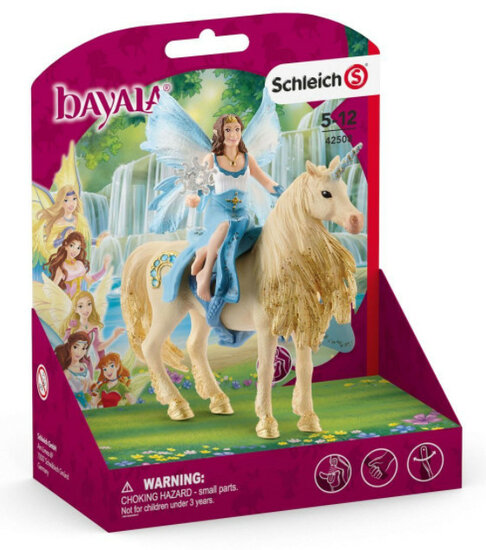 Schleich 42508 Eyelas buitenrit op gouden eenhoorn