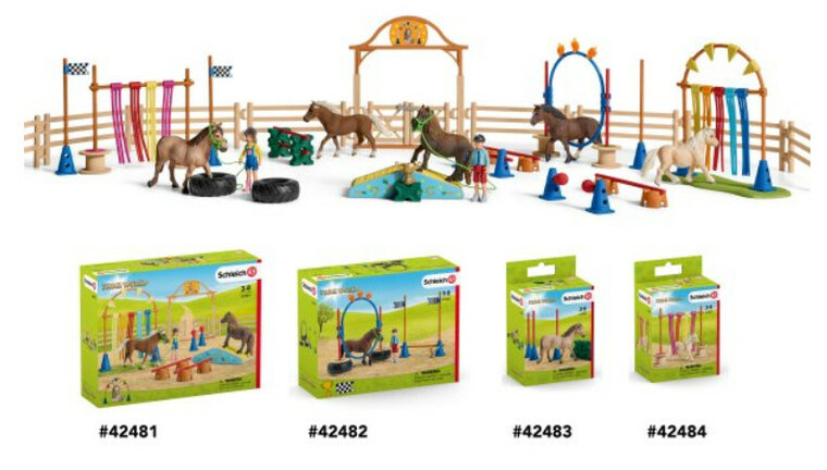 Schleich 42482 Pony Behendigheidswedstrijd