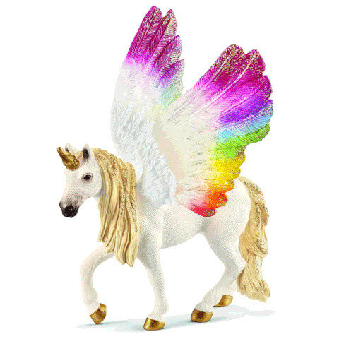 Schleich 70576 Gevleugelde Regenboogeenhoorn