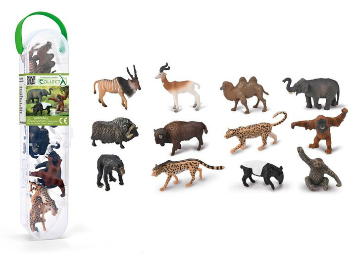 CollectA A1212 Mini Wilde Dieren Set (12 stuks)