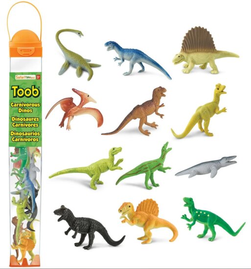 Safari 699004 Mini Vleesetende Dino Set (12 stuks)