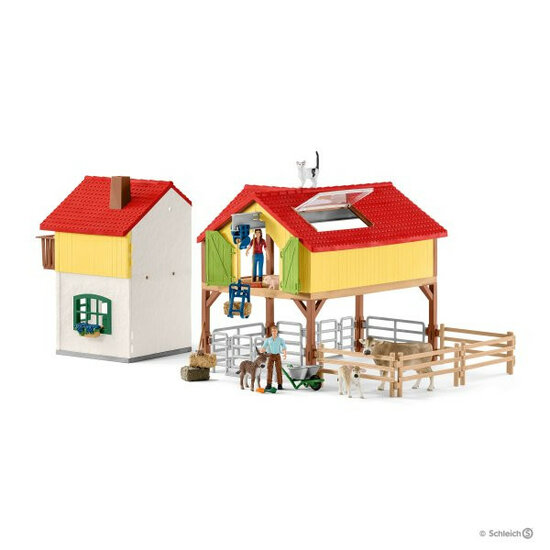 Schleich 42407 Boerderij met stal en dieren