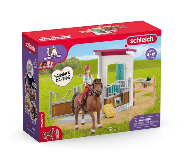 Schleich 42710 Paardenstal Hannah &amp; Cayenne