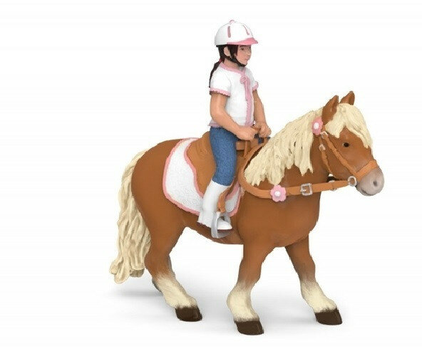 Papo 51559 Shetlandpony met zadel ( zonder ruiter )