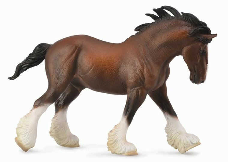 Collecta 88621 Clydesdale Hengst voskleurig