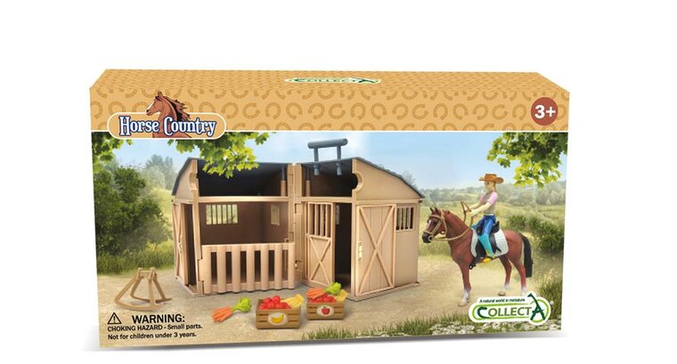 Collecta 84246 Paarden set met stal