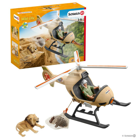 Schleich 42476 Helikopter dierenredding