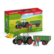 Schleich 42608 Tractor met aanhanger