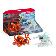 Schleich 70826 IJskever versus vuuroctopus