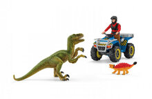 Schleich 41466 Quad met Velociraptor