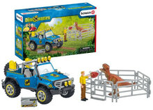 Schleich 41464 Terreinwagen met Dino buitenpost