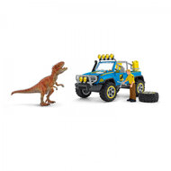 Schleich 41464 Terreinwagen met Dino buitenpost