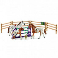 Schleich 42433 Toernooi Training Set &amp; Appaloosa Paard (Lisa&#039;s toernooitraining)