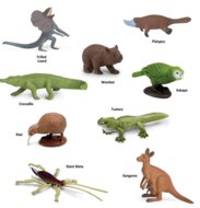 Safari 102489 Mini Australische Dieren set (9 stuks)