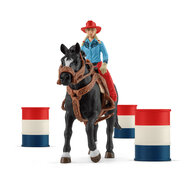 Schleich 42576 Barrel racing met cowgirl