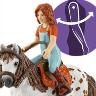 Schleich 42518 Mia &amp; Spotty (Zusje met Shetland)