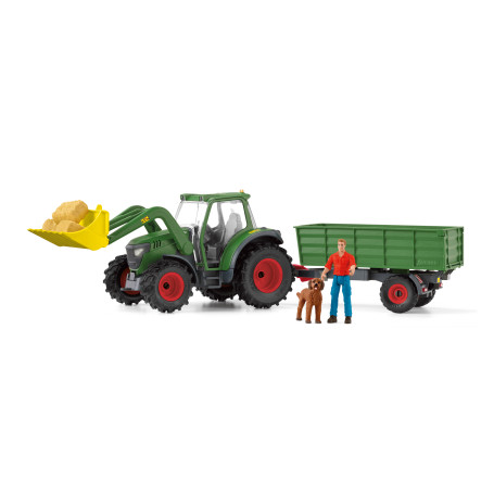 Schleich 42608 Traktor mit Anhänger