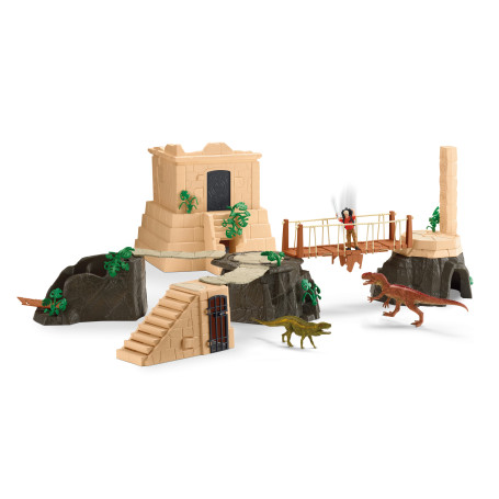 Schleich 42656 Dino Tempel-Eroberung Mega-Set